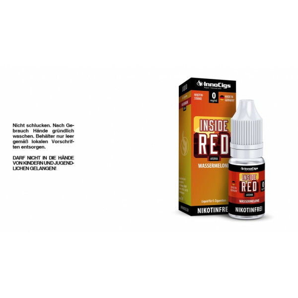 Inside Red Wassermelonen Aroma - Liquid für E-Zigaretten - 0 mg/ml (1er Packung)