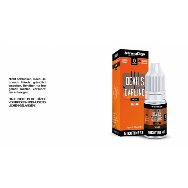 Devils Darling Tabak Aroma - Liquid für E-Zigaretten - 0 mg/ml (1er Packung)