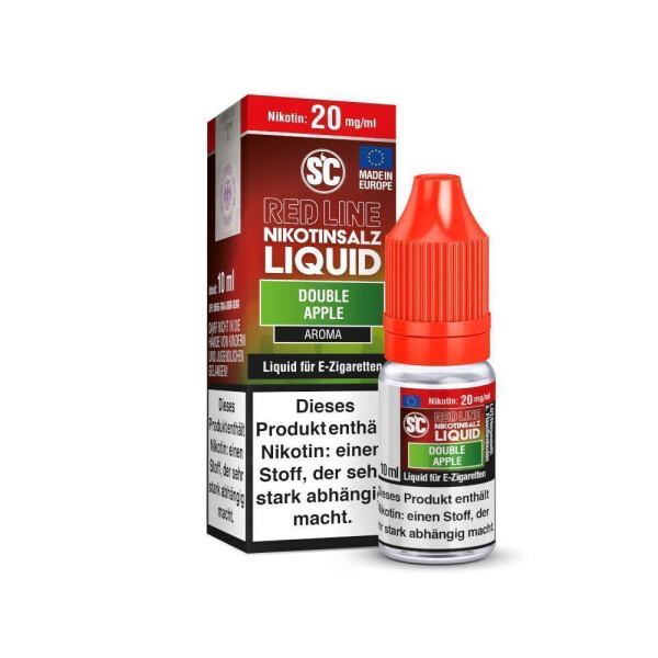 SC - Red Line - Double Apple - Nikotinsalz Liquid - 10 mg/ml (10er Packung)