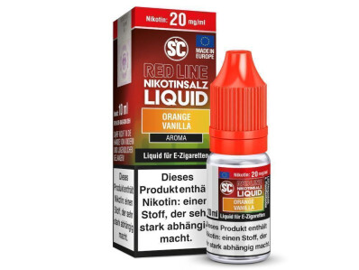 SC - Red Line - Orange Vanilla - Nikotinsalz Liquid - 10...