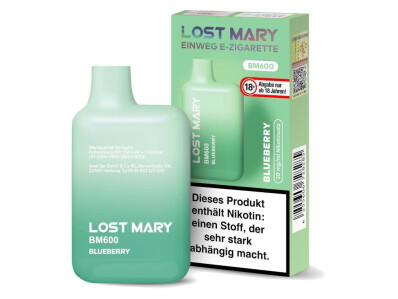 Lost Mary BM600 - Einweg E-Zigarette - Blueberry - 20...