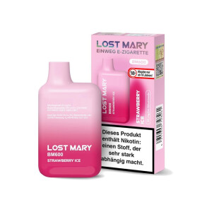 Lost Mary BM600 - Einweg E-Zigarette - Strawberry Ice -...