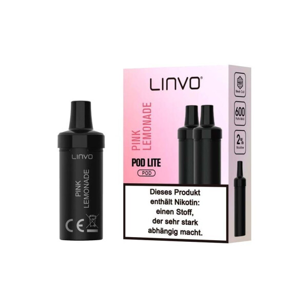 Linvo Pod Lite Cartridge - Pink Lemonade - 20 mg/ml (2 Stück pro Packung)
