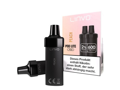 Linvo Pod Lite Cartridge - Juicy Peach - 20 mg/ml (2...