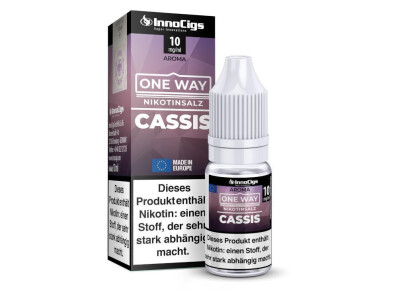 InnoCigs - One Way - Cassis - Nikotinsalz Liquid - 10...