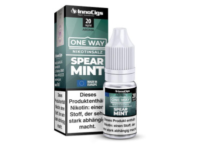 InnoCigs - One Way - Spearmint - Nikotinsalz Liquid - 0...