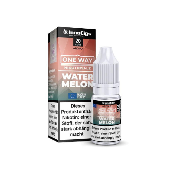 InnoCigs - One Way - Watermelon - Nikotinsalz Liquid - 20 mg/ml (1er Packung)