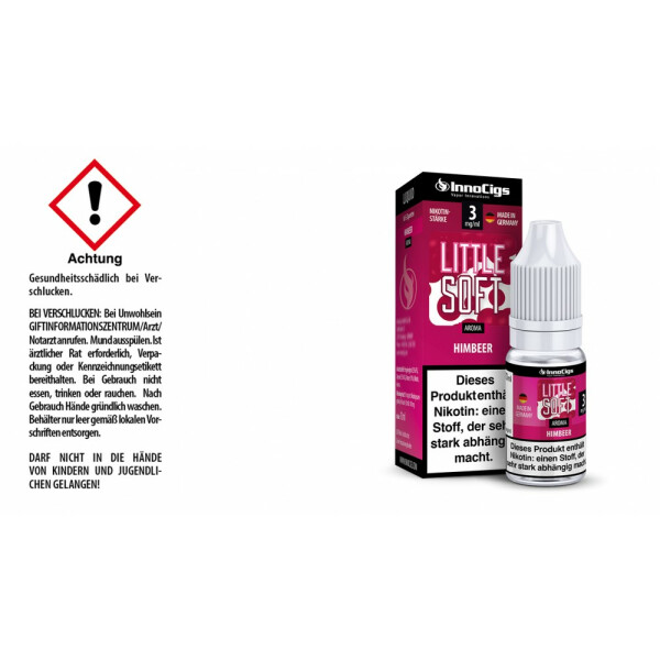 Little Soft Himbeer Aroma - Liquid für E-Zigaretten - 3 mg/ml (1er Packung)