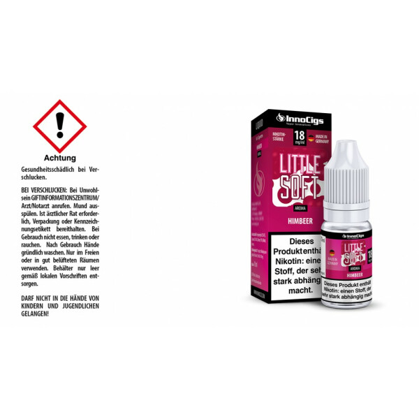 Little Soft Himbeer Aroma - Liquid für E-Zigaretten - 18 mg/ml (1er Packung)