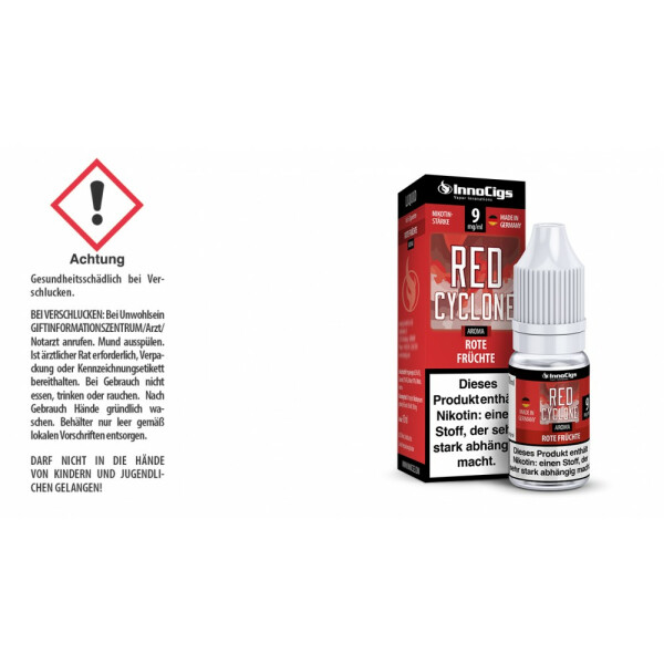Red Cyclone Rote Früchte Aroma - Liquid für E-Zigaretten - 9 mg/ml (1er Packung)