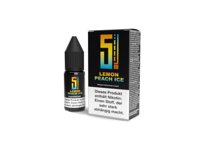 5EL - Lemon Peach Ice - Nikotinsalz Liqu box
