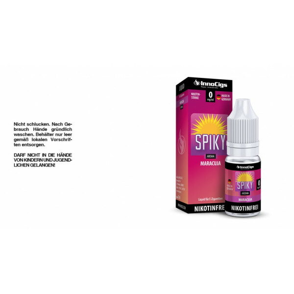 Spiky Maracuja Aroma - Liquid für E-Zigaretten - 0 mg/ml (1er Packung)