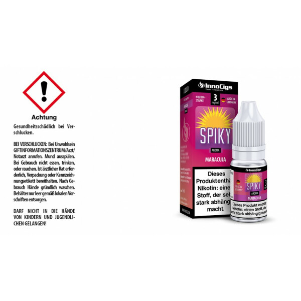 Spiky Maracuja Aroma - Liquid für E-Zigaretten - 3 mg/ml (1er Packung)