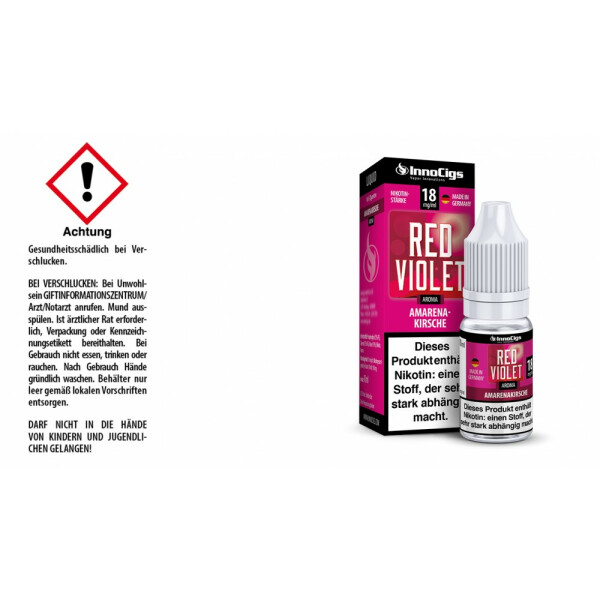 Red Violet Amarenakirsche Aroma - Liquid für E-Zigaretten - 18 mg/ml (10er Packung)