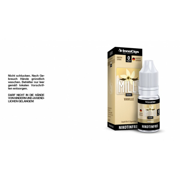 Milli Vanille Aroma - Liquid für E-Zigaretten - 0 mg/ml (1er Packung)