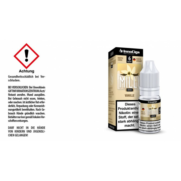 Milli Vanille Aroma - Liquid für E-Zigaretten - 6 mg/ml (1er Packung)