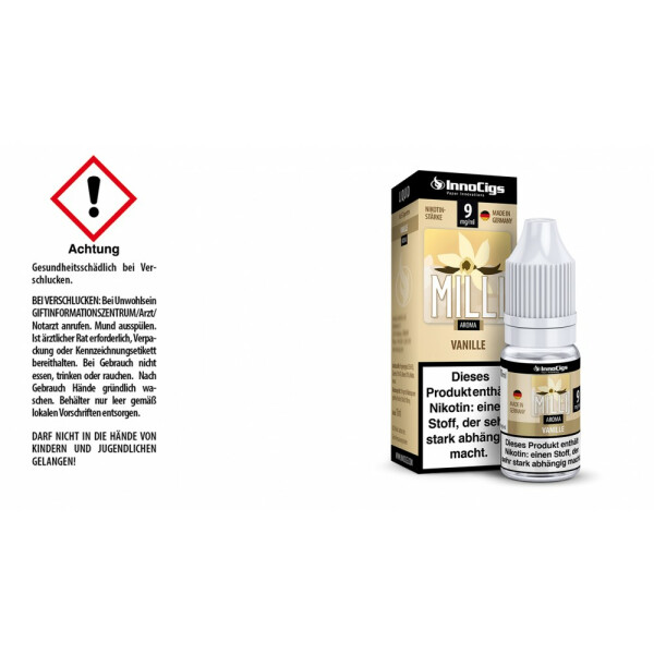 Milli Vanille Aroma - Liquid für E-Zigaretten - 9 mg/ml (1er Packung)