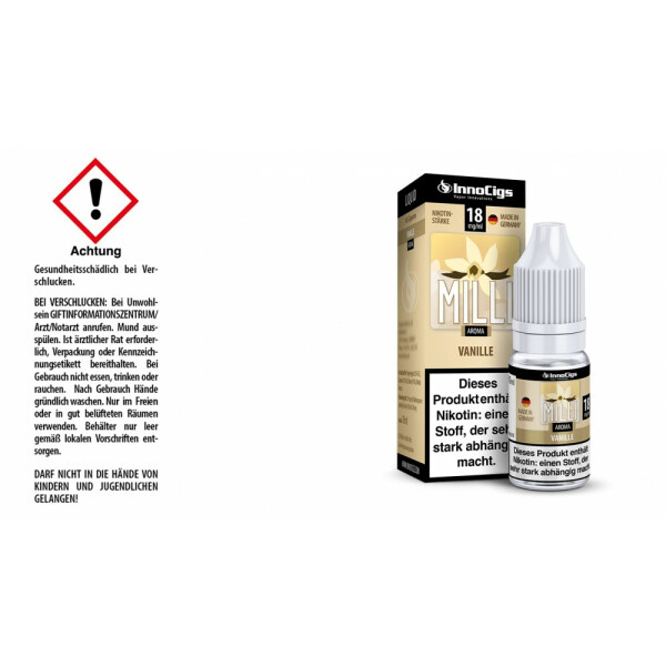 Milli Vanille Aroma - Liquid für E-Zigaretten - 18 mg/ml (1er Packung)