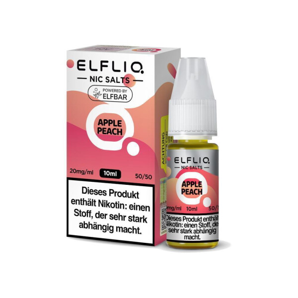 ELFLIQ - Apple Peach - Nikotinsalz Liquid - 20 mg/ml (1er Packung)