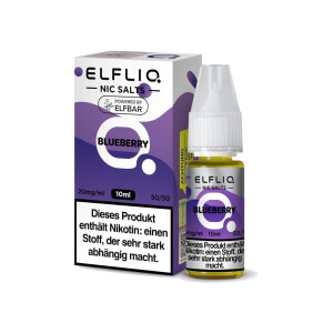 ELFLIQ - Blueberry - Nikotinsalz Liquid - 10 mg/ml (10er...