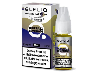ELFLIQ - Blue Razz Lemonade - Nikotinsalz Liquid - 10...
