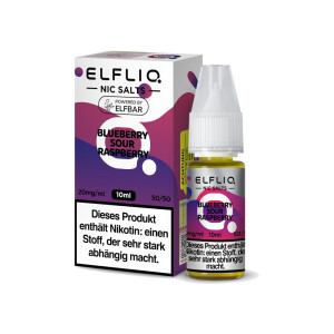 ELFLIQ - Blueberry Sour Raspberry - Nikotinsalz Liquid -...