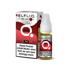 ELFLIQ - Cola - Nikotinsalz Liquid - 10 mg/ml (10er Packung)