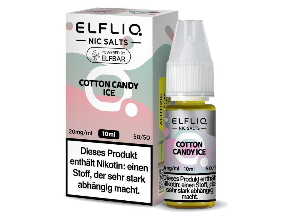 ELFLIQ - Cotton Candy Ice - Nikotinsalz Liquid