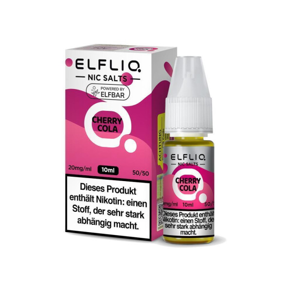 ELFLIQ - Cherry Cola - Nikotinsalz Liquid - 20 mg/ml (1er Packung)