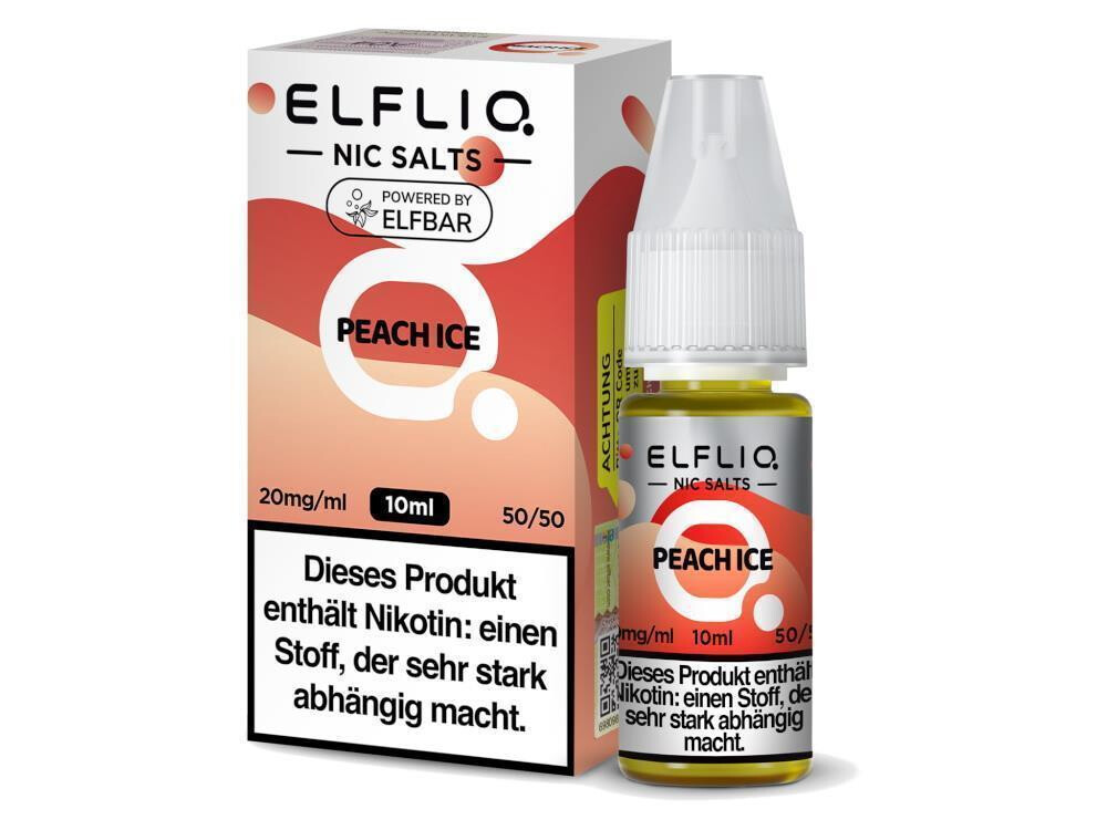 ELFLIQ - Peach Ice - Nikotinsalz Liquid  box