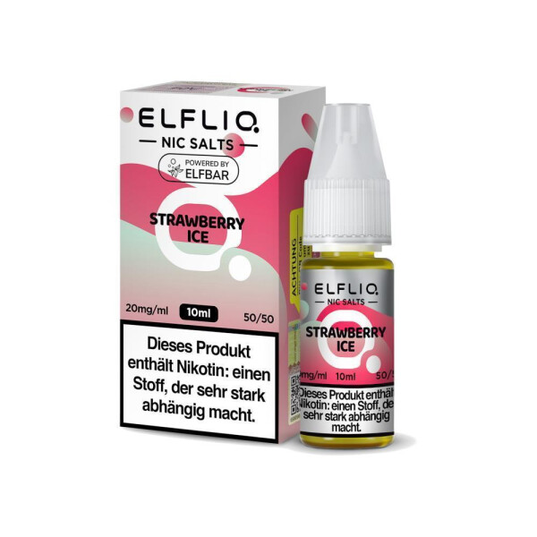 ELFLIQ - Strawberry Ice - Nikotinsalz Liquid - 10 mg/ml (1er Packung)