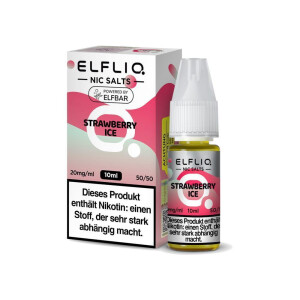 ELFLIQ - Strawberry Ice - Nikotinsalz Liquid - 10 mg/ml...