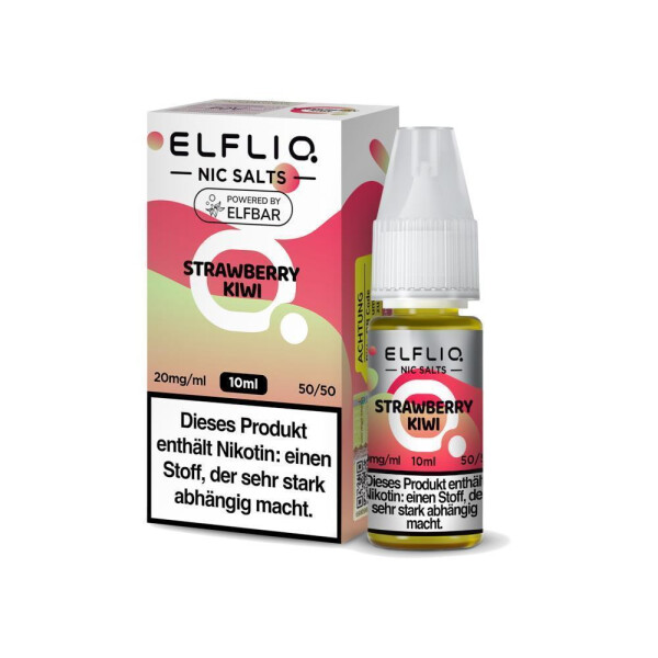 ELFLIQ - Strawberry Kiwi - Nikotinsalz Liquid - 10 mg/ml (1er Packung)
