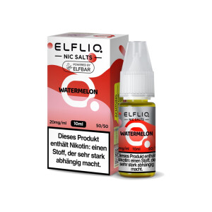 ELFLIQ - Watermelon - Nikotinsalz Liquid - 10 mg/ml (1er...