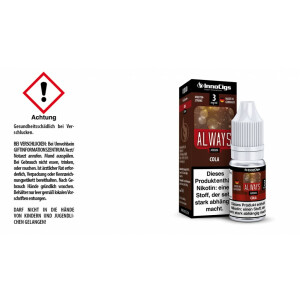 Always Cola Aroma - Liquid für E-Zigaretten - 3...