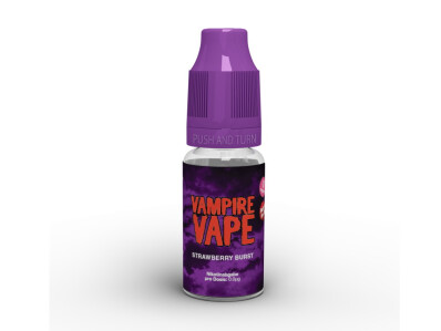 Vampire Vape Liquid - Strawberry Burst - 0 mg/ml (1er...
