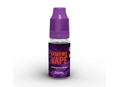 Vampire Vape Liquid - Strawberry Burst - 3 mg/ml (1er...