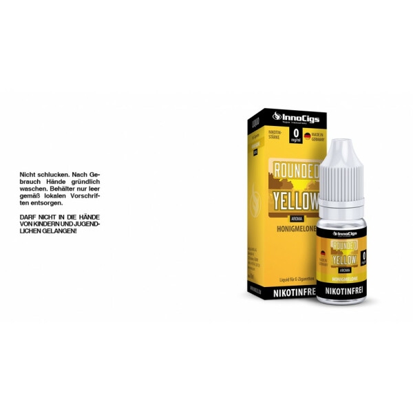Rounded Yellow Honigmelonen Aroma - Liquid für E-Zigaretten - 0 mg/ml (1er Packung)