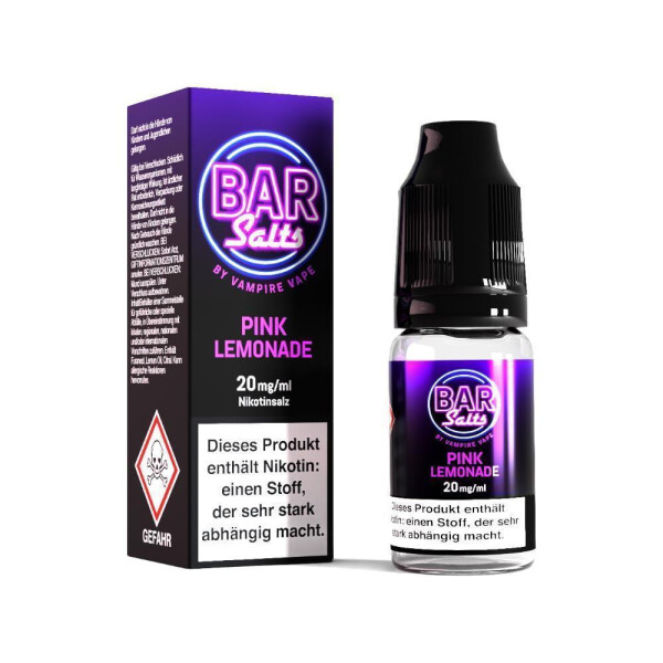 Vampire Vape - Bar Salts - Pink Lemonade - Nikotinsalz Liquid - 20 mg/ml (1er Packung)