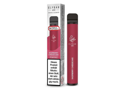 Elfbar 600 Einweg E-Zigarette - Raspberry Cheesecake - 20...