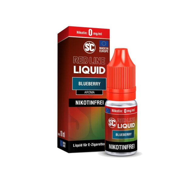 SC - Red Line - Blueberry - Nikotinsalz Liquid - 0 mg/ml (1er Packung)