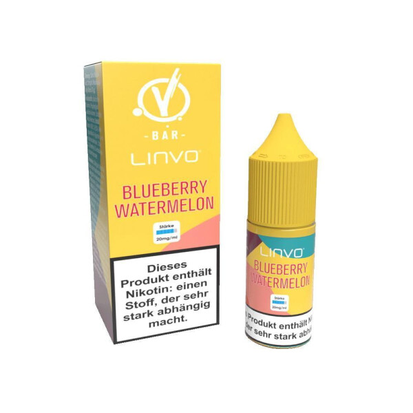 Linvo - Blueberry Watermelon - Nikotinsalz Liquid - 20 mg/ml (1er Packung)