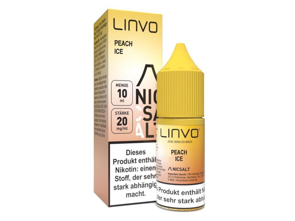 Linvo - Peach Ice - Nikotinsalz Liquid