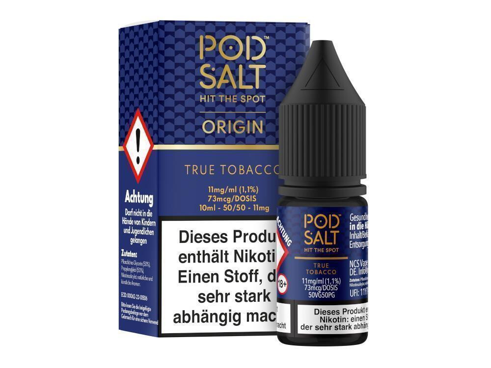 Pod Salt Origin - True Tobacco - E-Zigaretten Nikotinsalz...