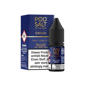 Pod Salt Origin - True Tobacco - E-Zigaretten Nikotinsalz...