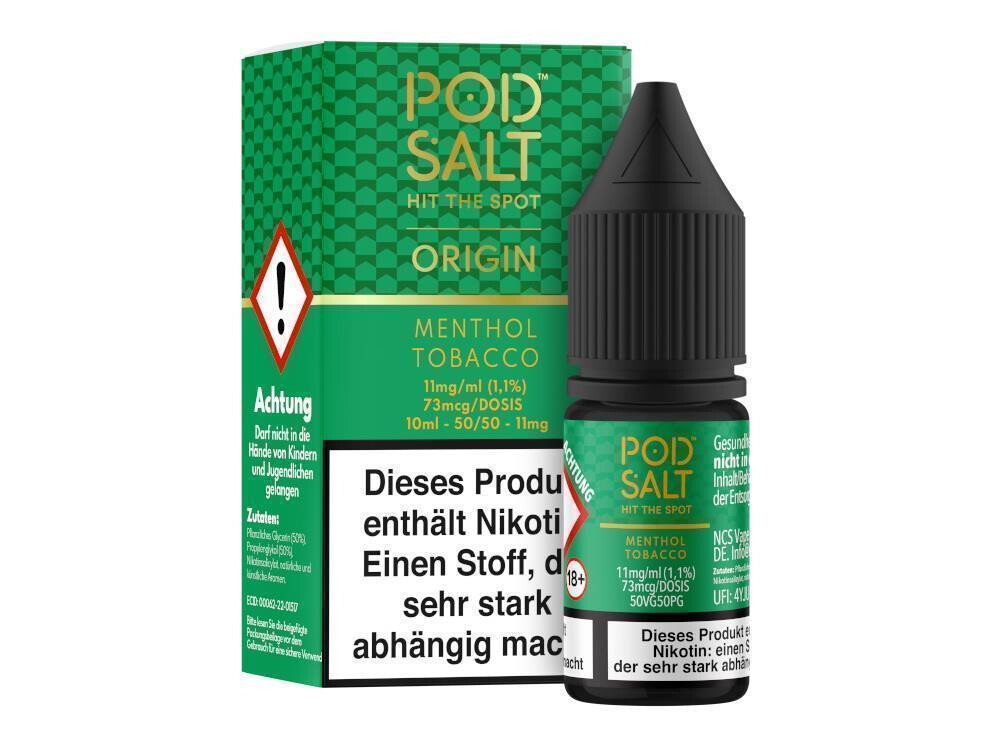 Pod Salt Origin - Menthol Tobacco - E-Zigaretten...