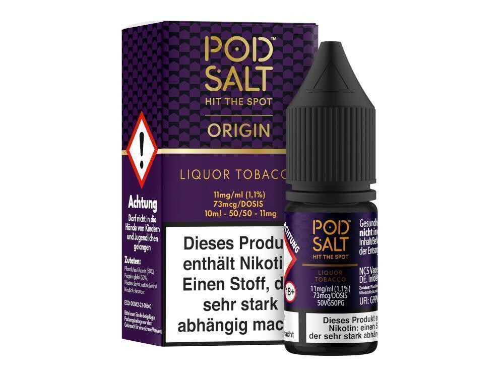 Pod Salt Origin - Liquor Tobacco - E-Zigaretten...