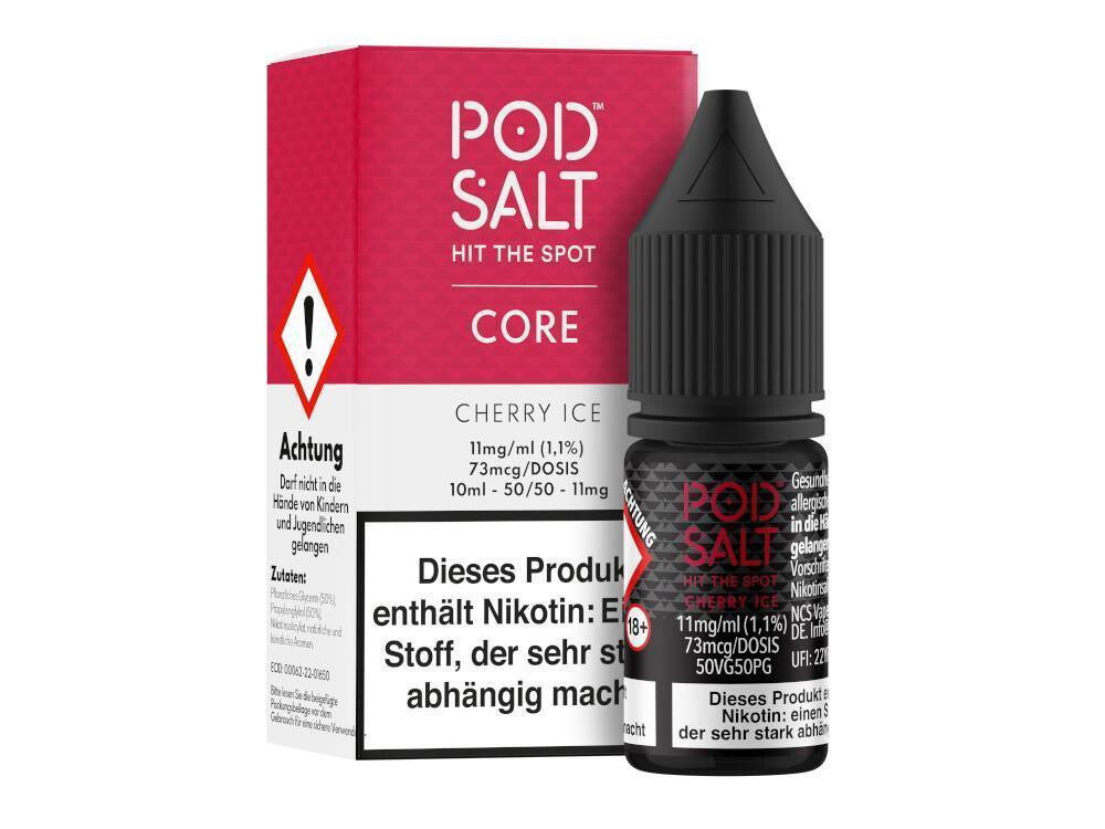 Pod Salt Core - Cherry Ice - E-Zigaretten Nikotinsalz Liquid