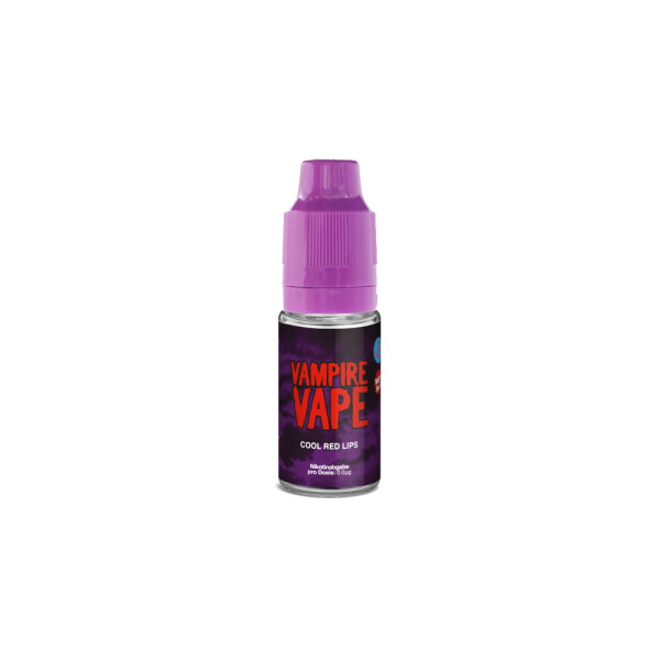 Vampire Vape Liquid - Cool Red Lips - 12 mg/ml (10er Packung)