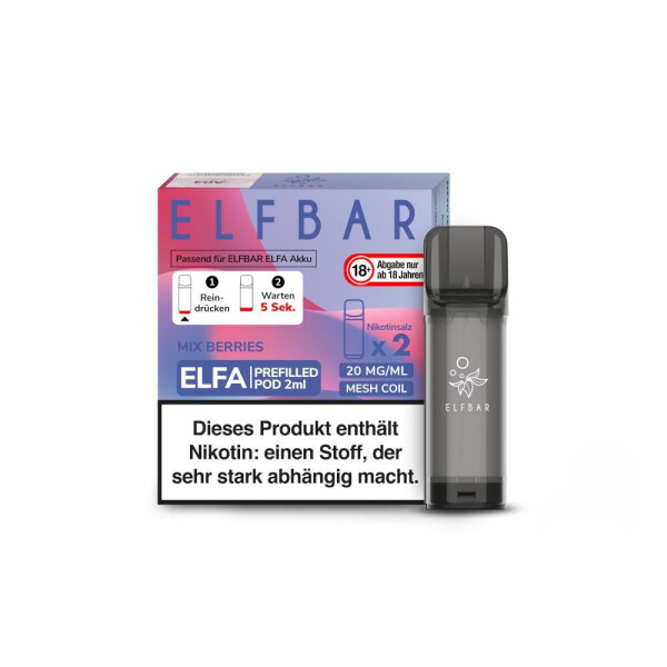 Elfbar Elfa Pod - Mix Berries - 20 mg/ml (2 Stück)